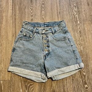 Vintage High-Waisted Women Shorts